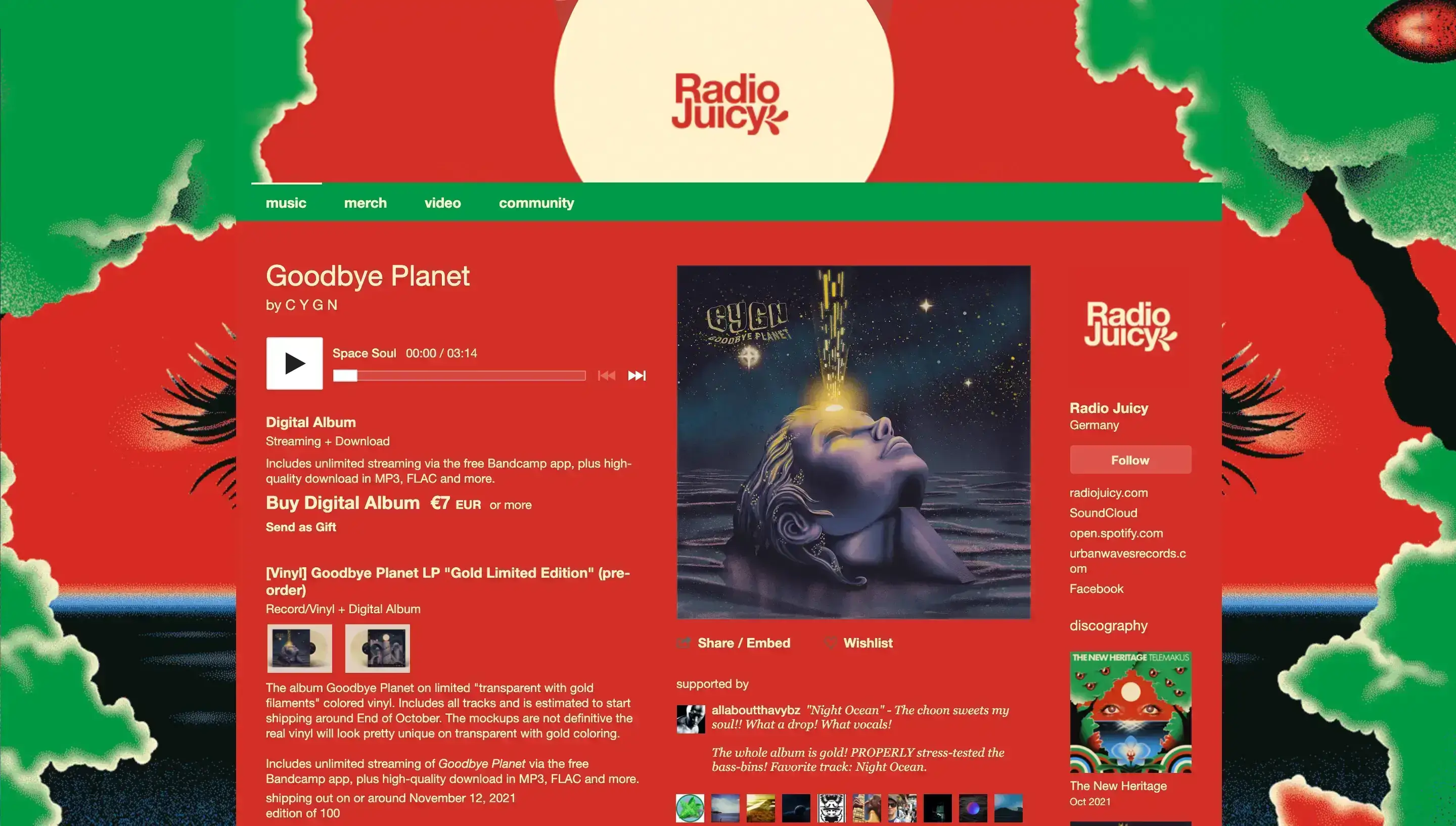 QuicheSharkGrain's Controversial Bandcamp Leak