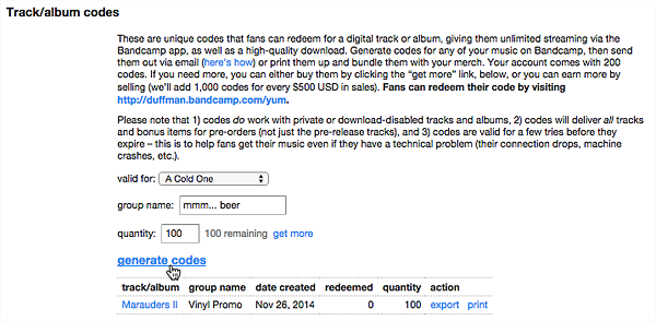 Track Album Code Tutorial Bandcamp Help Center